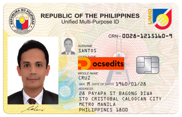 Philippines Driver License PSD Template